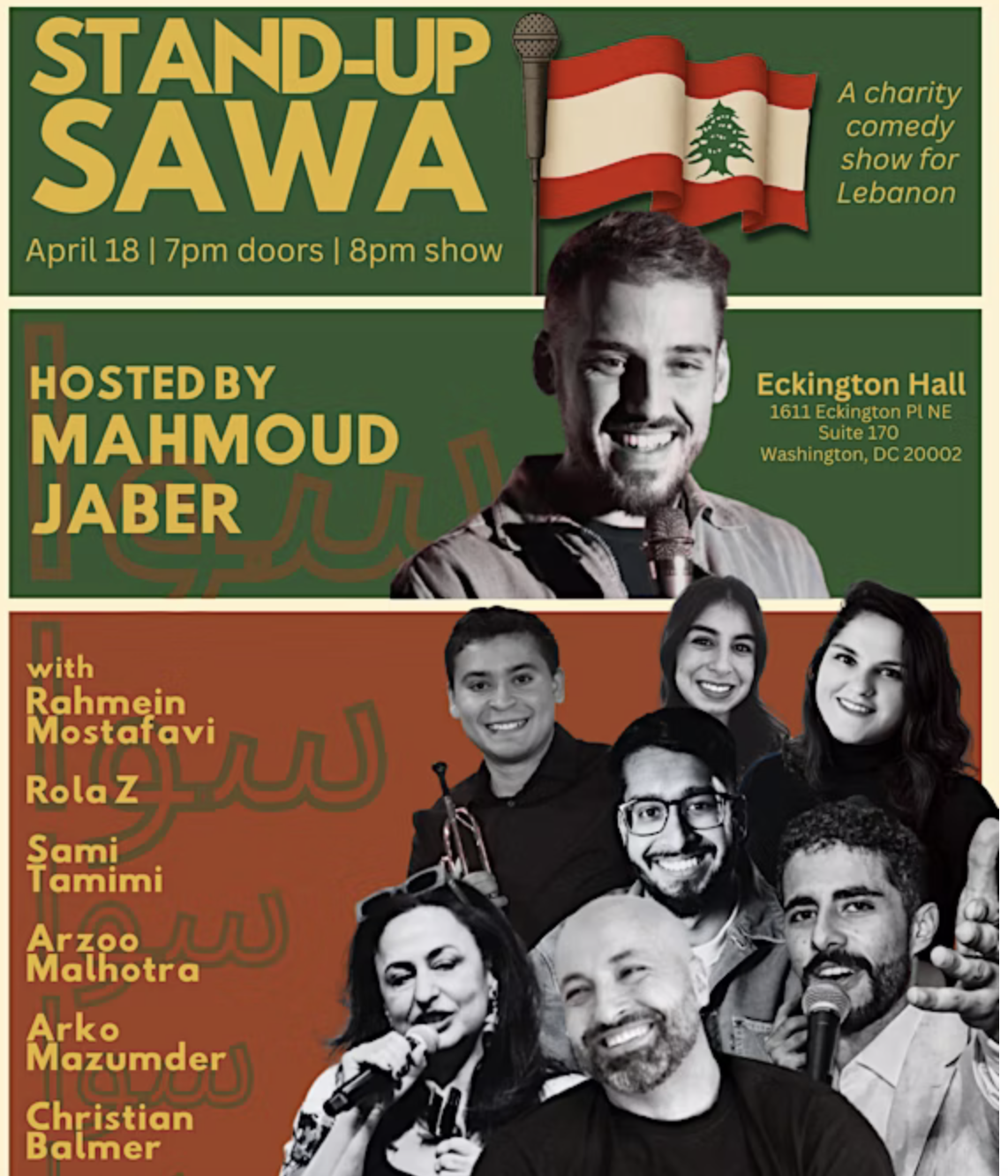 Stand-Up Sawa Comedy for Lebanon